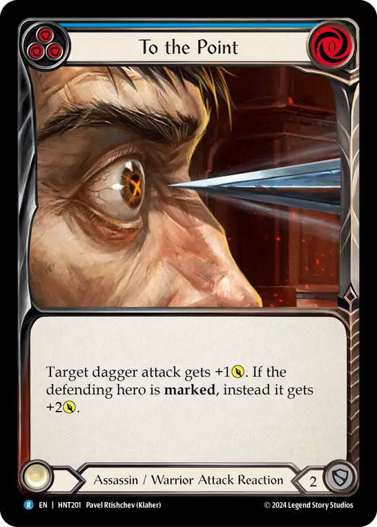[Assassin/Warrior]刃先/To the Point [青][HNT][Rainbow Foil]