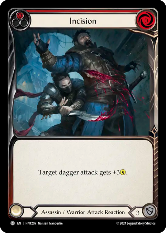 [Assassin/Warrior]切開/Incision [赤][HNT][Rainbow Foil]