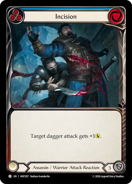[Assassin/Warrior]切開/Incision [青][HNT][Rainbow Foil]