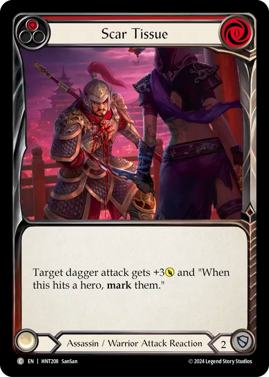 [Assassin/Warrior]瘢痕/Scar Tissue [赤][HNT][Rainbow Foil]