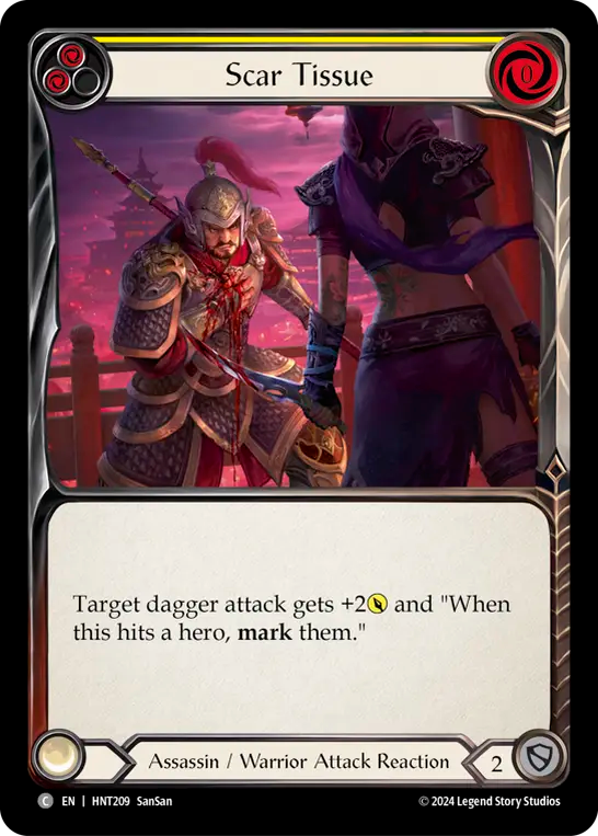 [Assassin/Warrior]瘢痕/Scar Tissue [黄][HNT][Rainbow Foil]