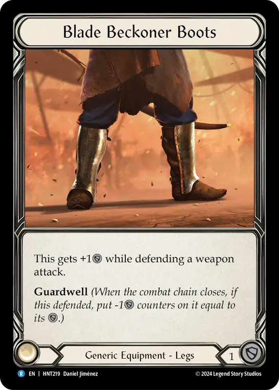 [Generic]刃招きのブーツ/Blade Beckoner Boots [HNT][Cold Foil]