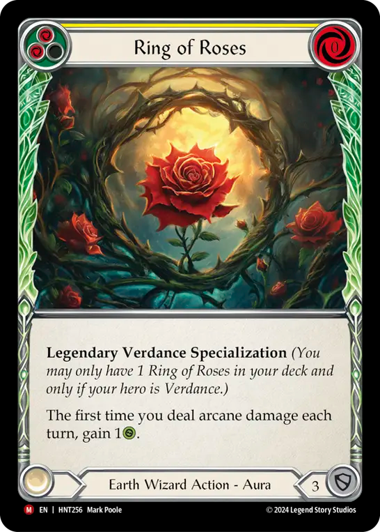 [Earth Wizard]薔薇の指輪/Ring of Roses [HNT][Cold Foil]