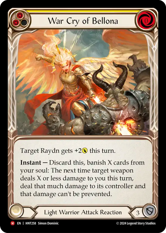 [Light Warrior]ベローナの喊声/War Cry of Bellona [HNT][Rainbow Foil]