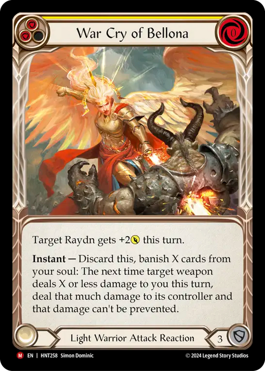 [Light Warrior]ベローナの喊声/War Cry of Bellona [HNT][Rainbow Foil]