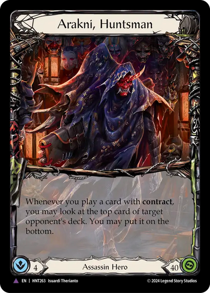 [Assassin]人狩りのアラクニ/Arakni Huntsman [HNT][Cold Foil][Marvel]