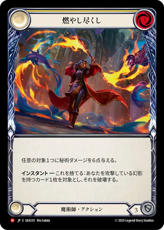 [Wizard]燃やし尽くし/Burn Bare [SEA][Rainbow Foil]