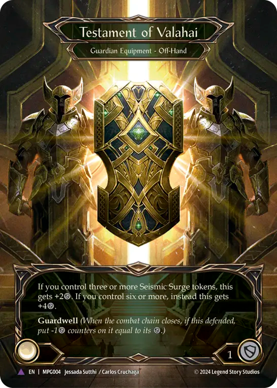 [Guardian]ヴァラハイの誓約/Testament of Valahai [MPG][Cold Foil][Marvel]