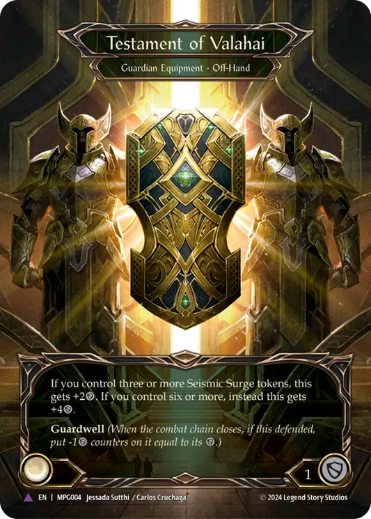 [Guardian]ヴァラハイの誓約/Testament of Valahai [MPG][Cold Foil][Marvel]