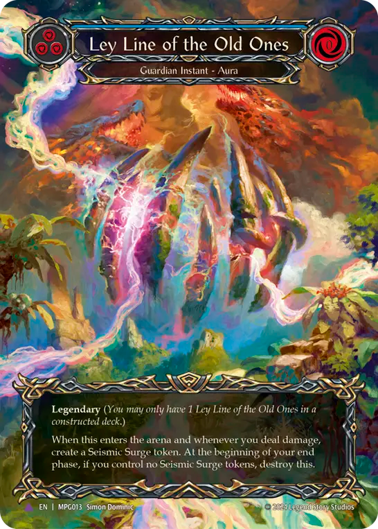 [Guardian]古きものの力線/Ley Line of the Old Ones [MPG][Cold Foil][Marvel]