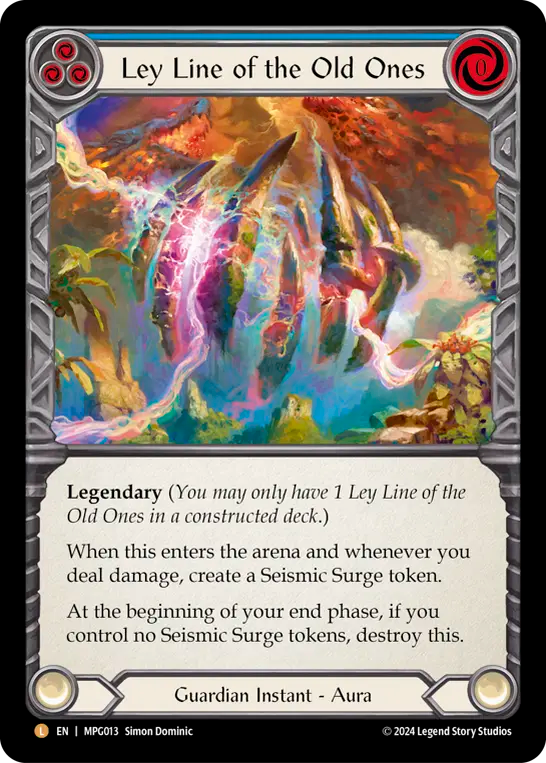 [Guardian]古きものの力線/Ley Line of the Old Ones [MPG][Rainbow Foil]