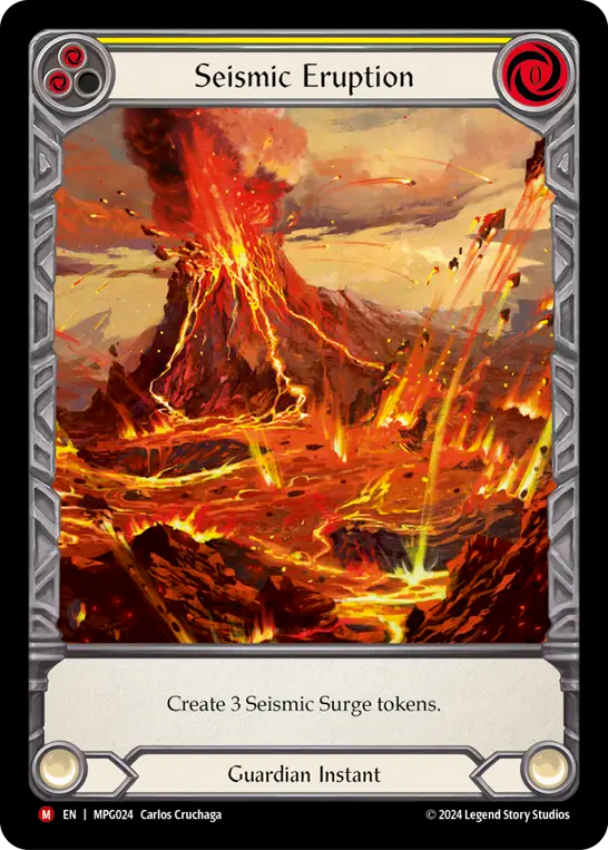 [Guardian]地殻の噴火/Seismic Eruption [MPG][Rainbow Foil][Extended Art]