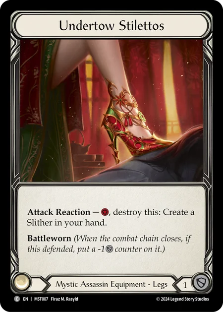 [Mystic Assassin]反抗の高踵/Undertow Stilettos [MST][Cold Foil]