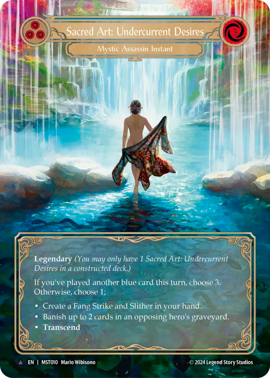 [Mystic Assassin]聖なる技：暗流の欲望/Sacred Art: Undercurrent Desires [MST][Cold Foil][Marvel]