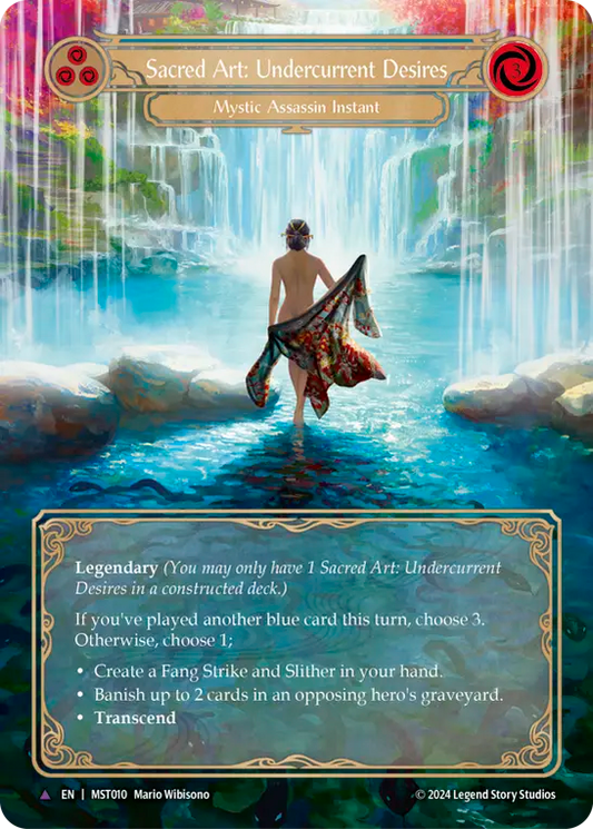 [Mystic Assassin]聖なる技：暗流の欲望/Sacred Art: Undercurrent Desires [MST][Cold Foil][Marvel]