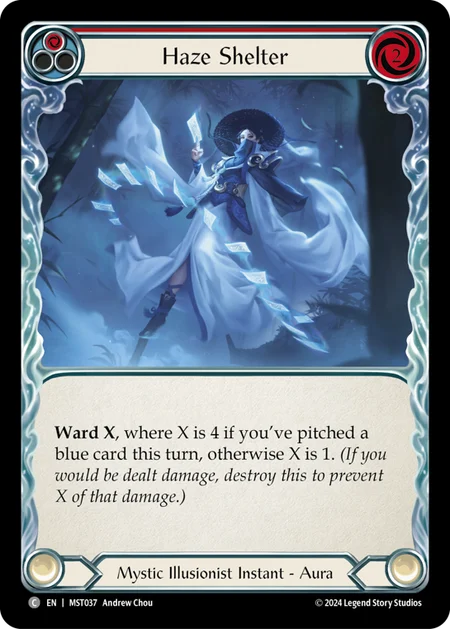 [Mystic Illusionist]霞の保護/Haze Shelter [赤][MST][Rainbow Foil]