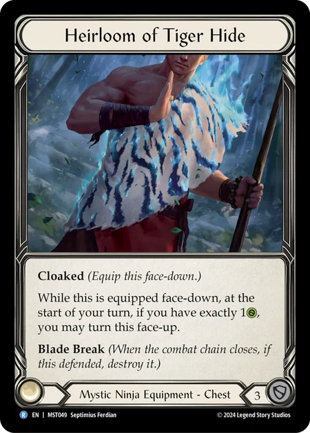 [Mystic Ninja]伝来の虎皮/Heirloom of Tiger Hide [MST][Cold Foil]
