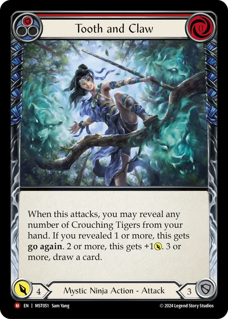 [Mystic Ninja]歯と爪/Tooth and Claw [MST][Rainbow Foil]