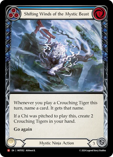 [Mystic Ninja]神秘の獣の風変え/Shifting Winds of the Mystic Beast [MST][Rainbow Foil]