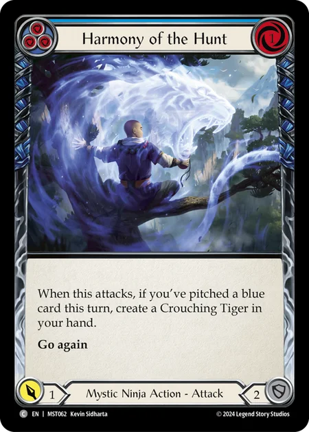 [Mystic Ninja]狩りの調和/Harmony of the Hunt [青][MST][Rainbow Foil]