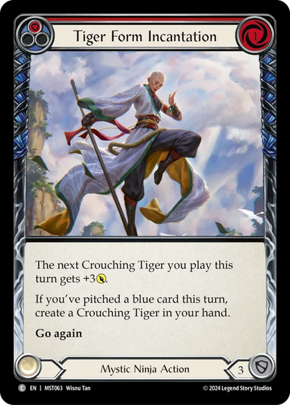 [Mystic Ninja]虎変化の術/Tiger Form Incantation [赤][MST]