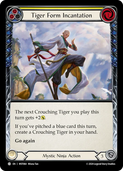 [Mystic Ninja]虎変化の術/Tiger Form Incantation [黄][MST]