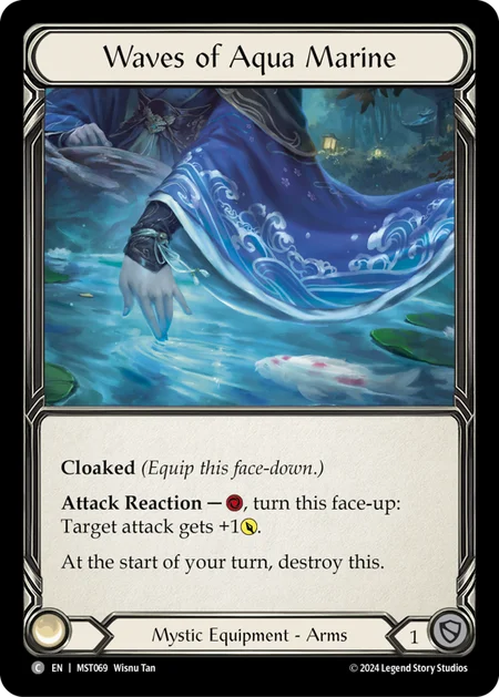 [Mystic]水宝玉の波/Waves of Aqua Marine [MST][Cold Foil]