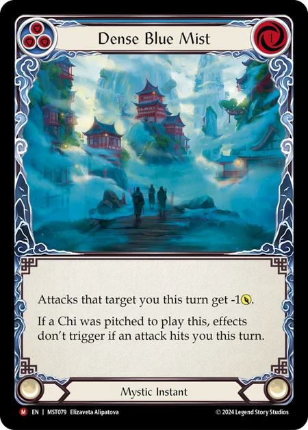[Mystic]濃い青の霞/Dense Blue Mist [MST][Rainbow Foil]