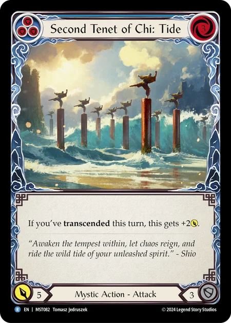 [Mystic]気の教義の二：潮/Second Tenet of Chi: Tide [MST][Rainbow Foil]