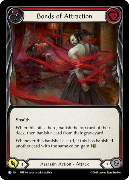 [Assassin]魅了の束縛/Bonds of Attraction [赤][MST][Rainbow Foil]