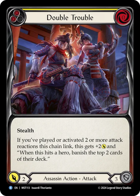 [Assassin]問題の拡大/Double Trouble [黄][MST][Rainbow Foil]