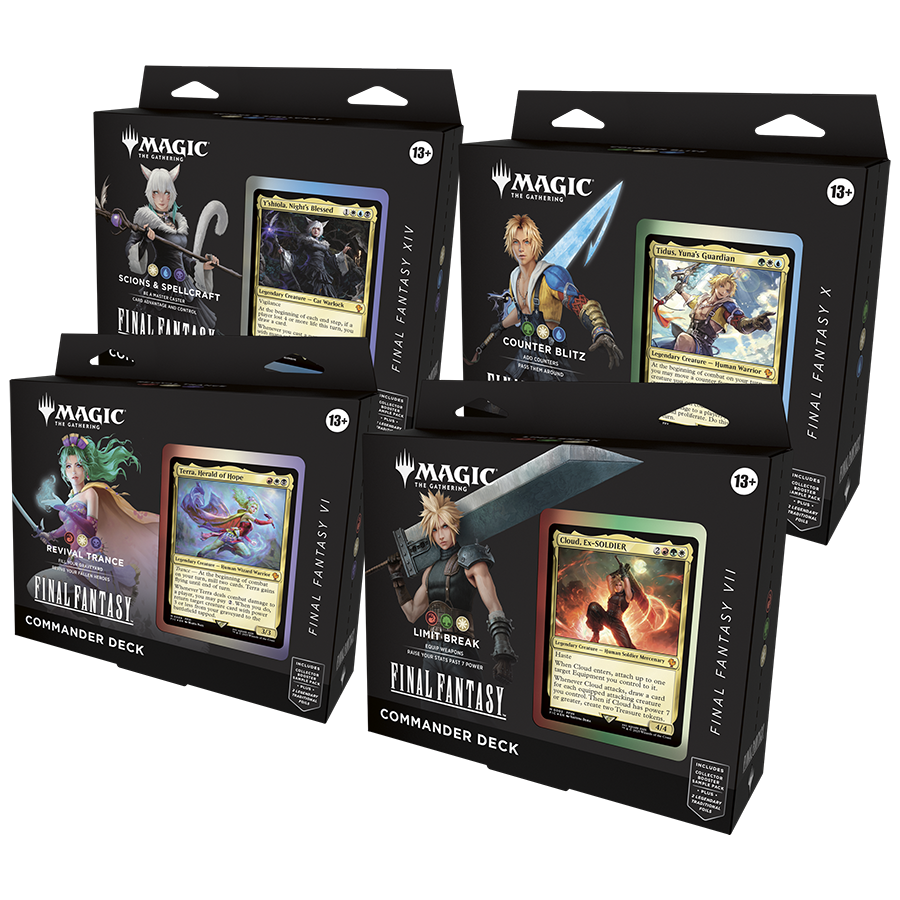 ファイナルファンタジー 統率者デッキ4種セット ※ゆうパケット不可