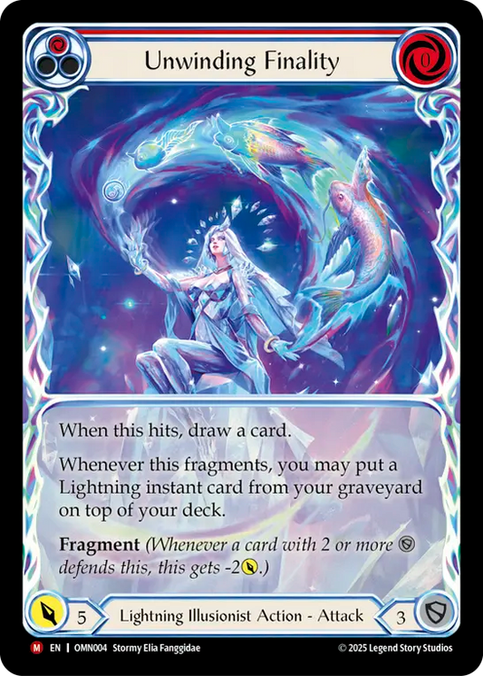 [Lightning Illusionist]解けゆく最期/Unwinding Finality [OMN][Cold Foil]