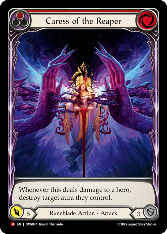 [Runeblade]死神の抱擁/Caress of the Reaper [OMN][Cold Foil]