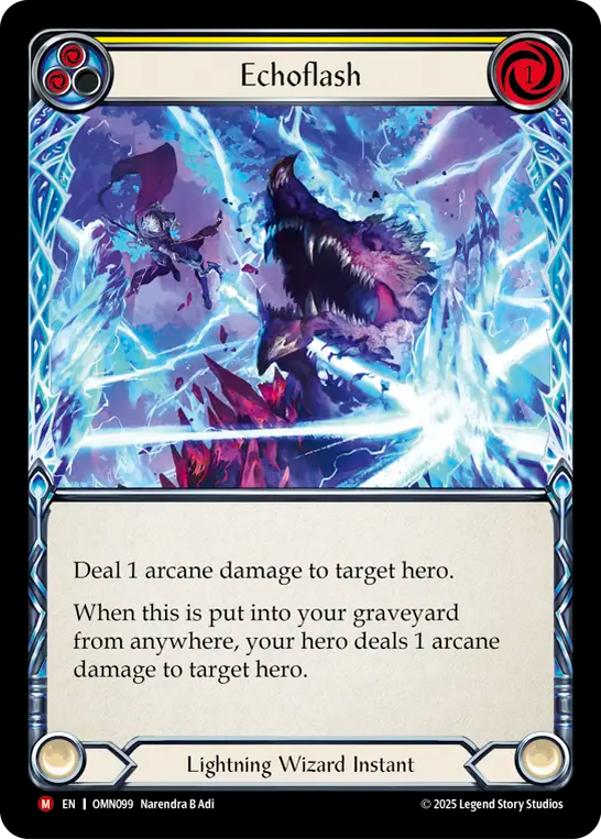 [Lightning Wizard]閃響/Echoflash [OMN][Rainbow Foil]