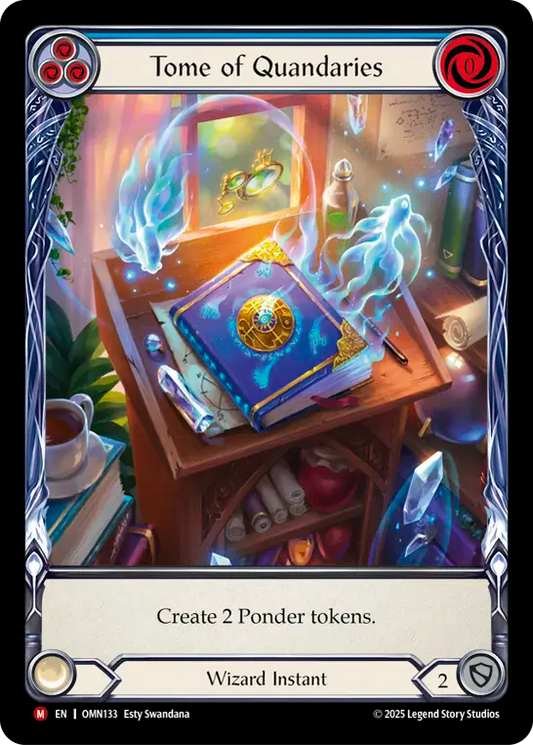 [Wizard]難題の秘本/Tome of Quandaries [OMN][Cold Foil]