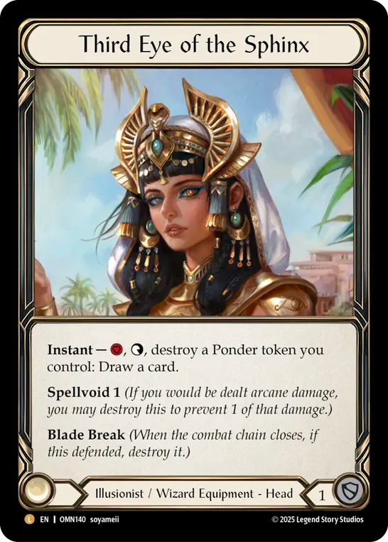 [Illusionist Wizard]スフィンクスの第三の眼/Third Eye of the Sphinx [OMN][Cold Foil]