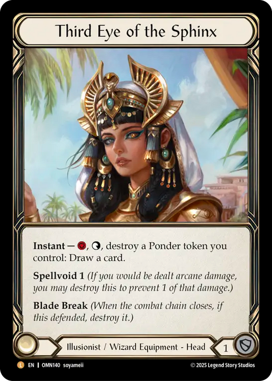 [Illusionist Wizard]スフィンクスの第三の眼/Third Eye of the Sphinx [OMN][Cold Foil]
