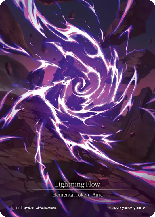 [Elemental]稲妻の流動/Lightning Flow(203-A) [OMN][Cold Foil][Marvel]