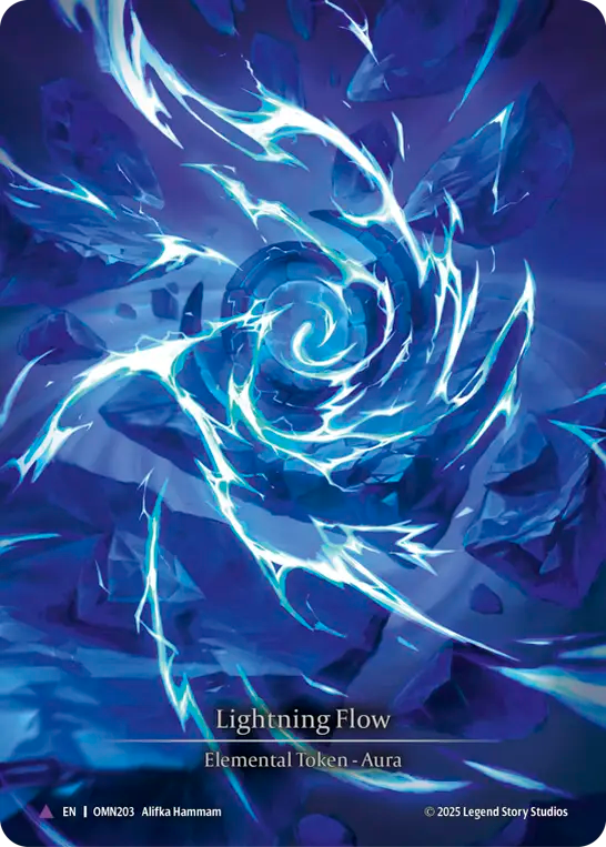 [Elemental]稲妻の流動/Lightning Flow(203-B) [OMN][Cold Foil][Marvel]