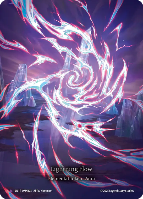 [Elemental]稲妻の流動/Lightning Flow(203-C) [OMN][Cold Foil][Marvel]