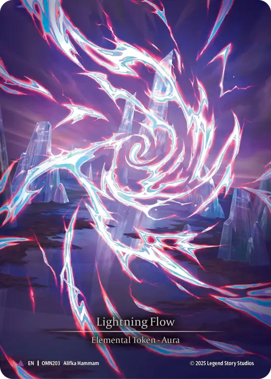 [Elemental]稲妻の流動/Lightning Flow(203-C) [OMN][Cold Foil][Marvel]