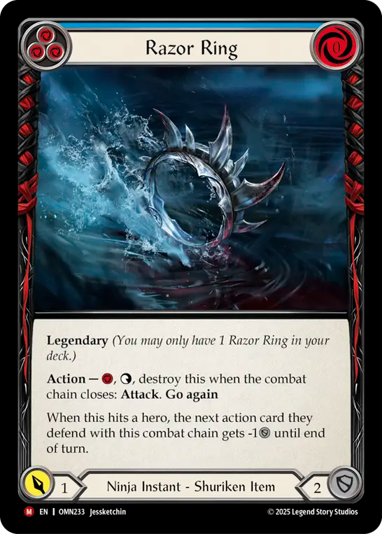 [Ninja]刃輪/Razor Ring [OMN][Cold Foil]