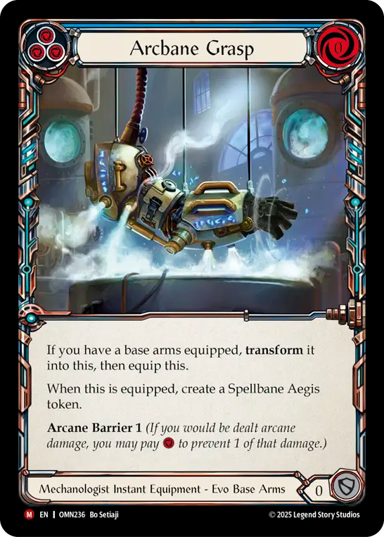 [Mechanologist]魔術破りのグラスプ/Arcbane Grasp [OMN][Cold Foil]