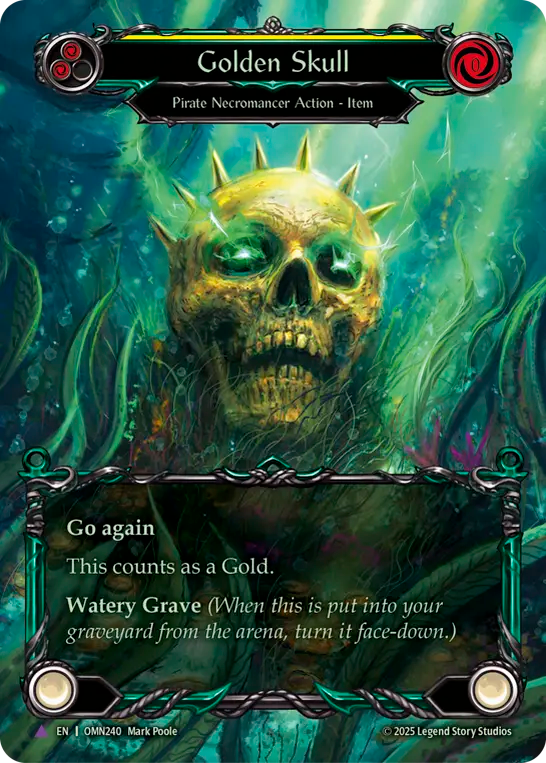 [Pirate Necromancer]黄金の頭蓋骨/Golden Skull [OMN][Cold Foil][Marvel]