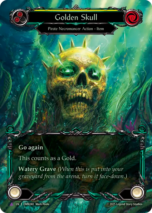 [Pirate Necromancer]黄金の頭蓋骨/Golden Skull [OMN][Cold Foil][Marvel]