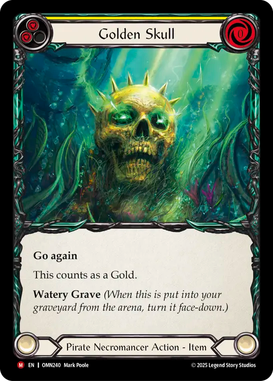 [Pirate Necromancer]黄金の頭蓋骨/Golden Skull [OMN]