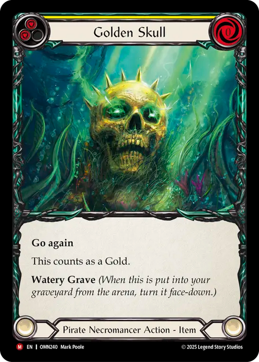 [Pirate Necromancer]黄金の頭蓋骨/Golden Skull [OMN]
