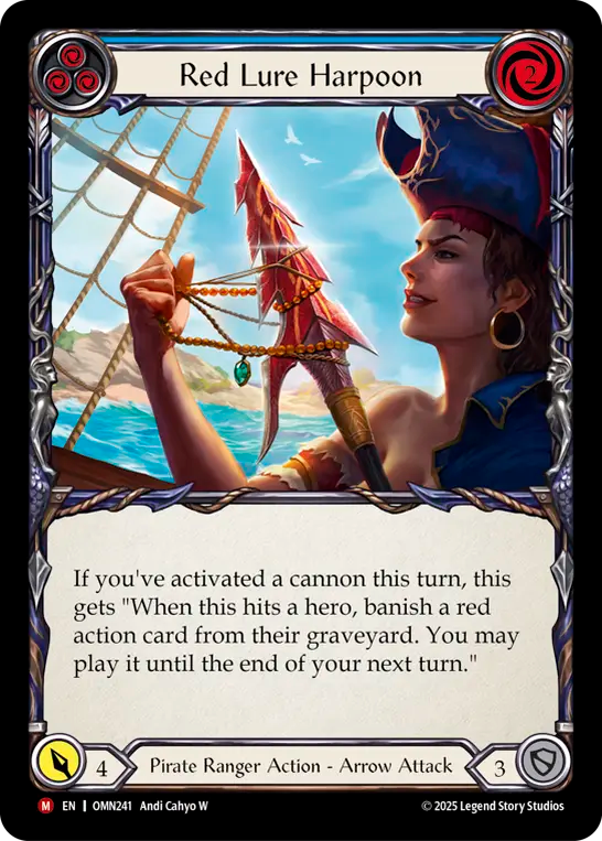 [Pirate Ranger]赤餌の銛/Red Lure Harpoon [OMN]