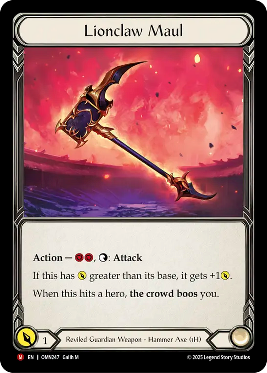 [Reviled Guardian]獅子爪の砕鎚/Lionclaw Maul [OMN]